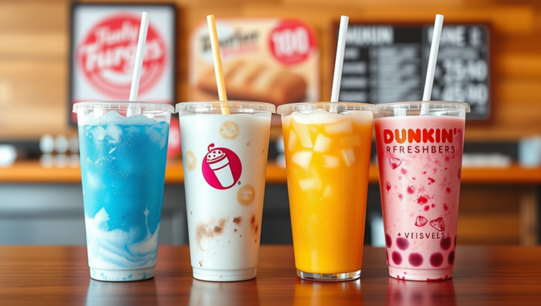 Dunkin’ Refreshers Menu With Prices For 2026